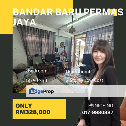 Bandar Baru Permas Jaya, Masai - Double Storey Low Cost House, Johor, Permas Jaya/Senibong