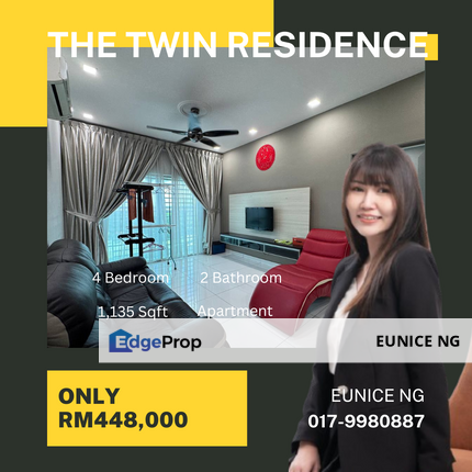 The Twin Residences - Seroja Apartment, Tampoi Johor Bahru, Johor, Tampoi