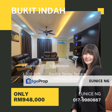 Taman Bukit Indah - Double Storey Terrace House, Johor, Johor Bahru