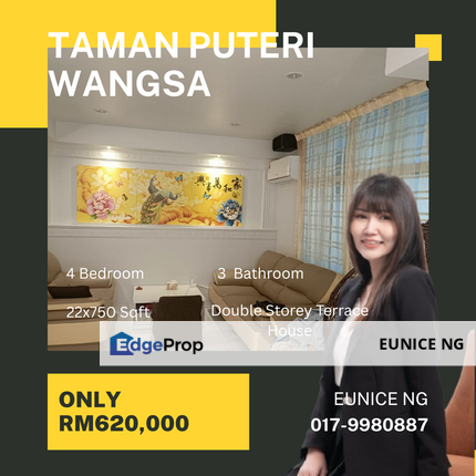 Jalan Jenawi, Taman Puteri Wangsa Fully Extend 22x70Sqft, Johor, Ulu Tiram