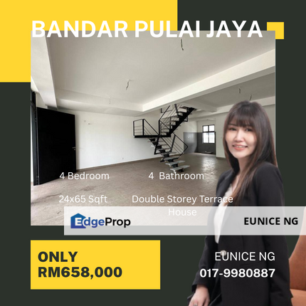 Bandar Pulai Jaya, Double Storey Terrace House 24x65Sqft, Johor, Kangkar Pulai