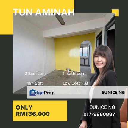 Taman Ungku Tun Aminah Flat @ Level 3 Unit For Sale @ Unblock View, Johor, Johor Bahru