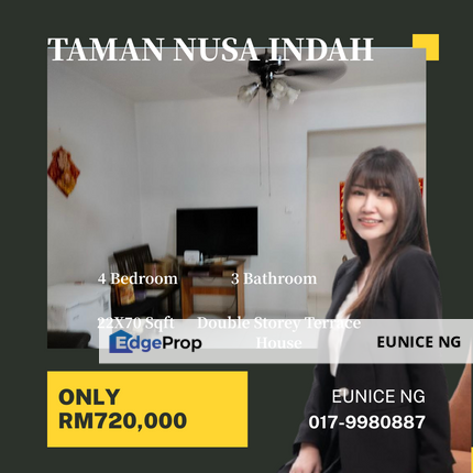 Taman Nusa Indah - Double Storey Terrace House, Johor, Nusajaya