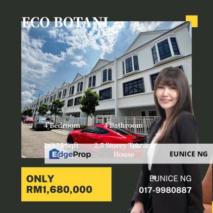 Eco Botani - 2.5 Storey Terrace House, Johor, Nusajaya