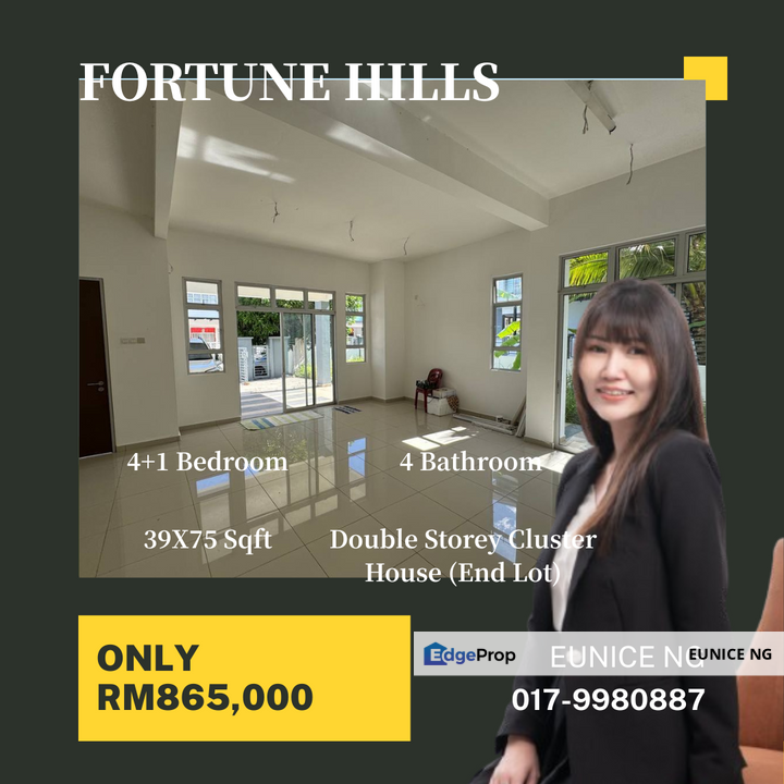Fortune Hills, Kangkar Pulai @ Double Storey Cluster House, Johor, Skudai