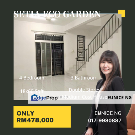 Setia Eco Garden - 2 Storey Medium Cost House, Johor, Gelang Patah