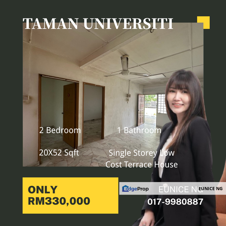 Jalan Pertanian, Taman Universiti (Single Storey Low Cost House), Johor, Skudai
