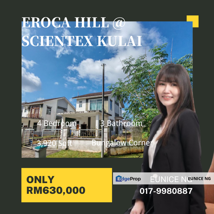 Eroca Hill @ Scientex Kulai - Bungalow (Corner), Johor, Kulai