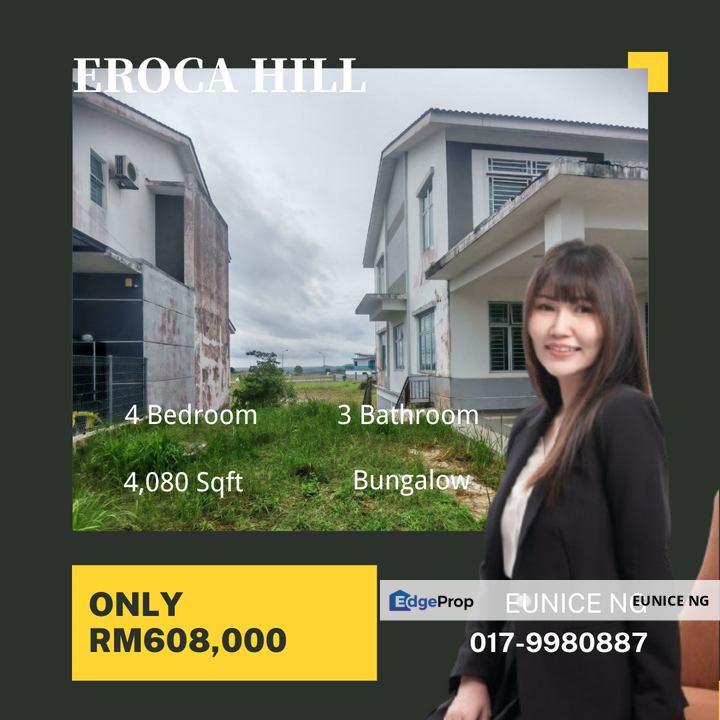 Eroca Hill @ Scientex Kulai For Sale Bungalow, Johor, Kulai