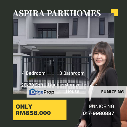 Aspira Parkhomes - 20x70Sqft Double Storey Terrace House For Sale, Johor, Gelang Patah