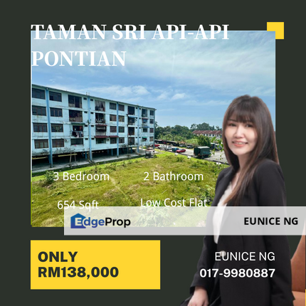 Pontian @ Taman Sri Api-Api (Low Cost Flat), Johor, Pontian