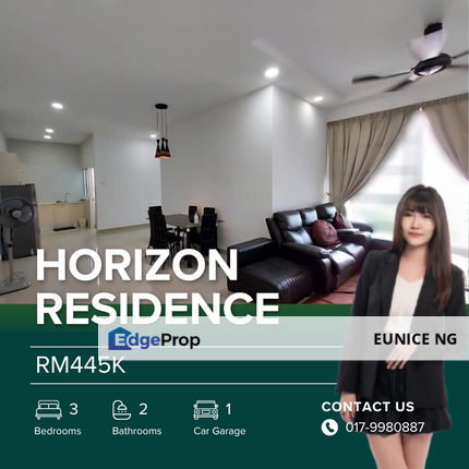 Horizon Residence 1,213Sqft 3Bedroom 2Bathroom, Johor, Bukit Indah