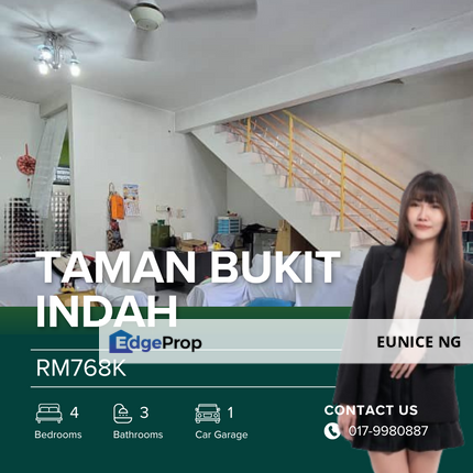 Taman Bukit Indah - Double Storey Terrace House *Kitchen Extended*, Johor, Johor Bahru