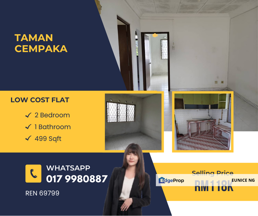 Taman Cempaka - Low Cost Flat (Level 5), Johor, Johor Bahru