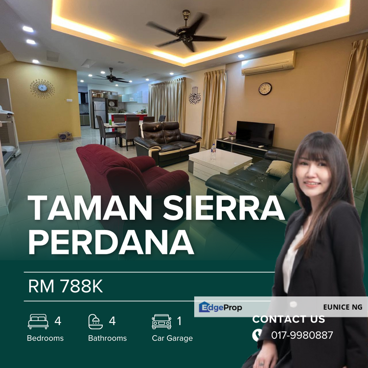 Taman Sierra Perdana @ 2 Storey Cluster House For Sale, Johor, Masai