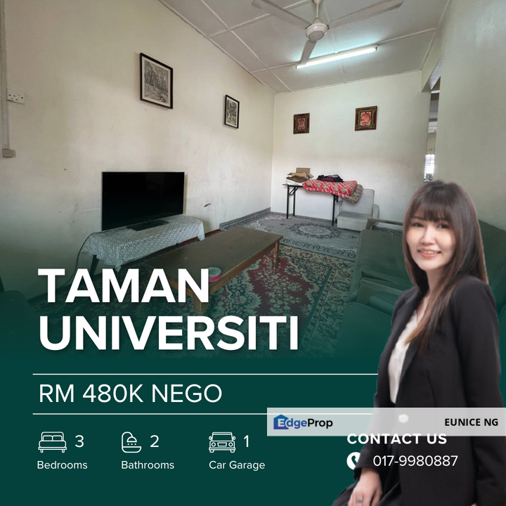 Taman Universiti - 20x65Sqft Single Storey Terrace House, Johor, Skudai