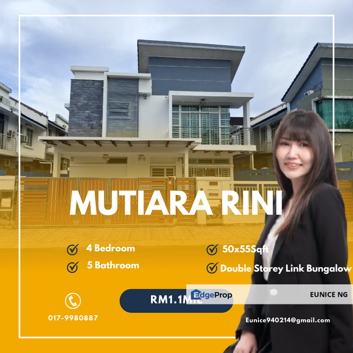 Taman Mutiara Rini @ Skudai -Double Storey Bungalow House For Sale, Johor, Skudai