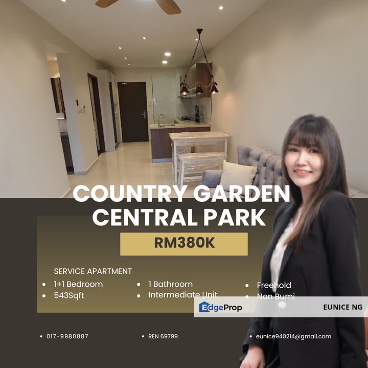 For Sale Country Garden Central Park | Tampoi , Johor, Johor Bahru
