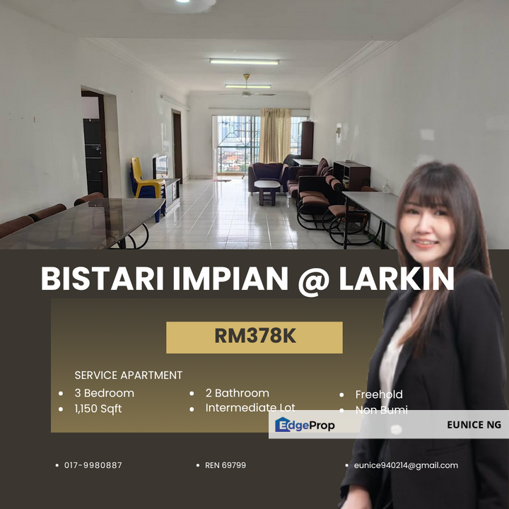 Bistari Impian @ Larkin - For Sale Service Apartment, Johor, Johor Bahru