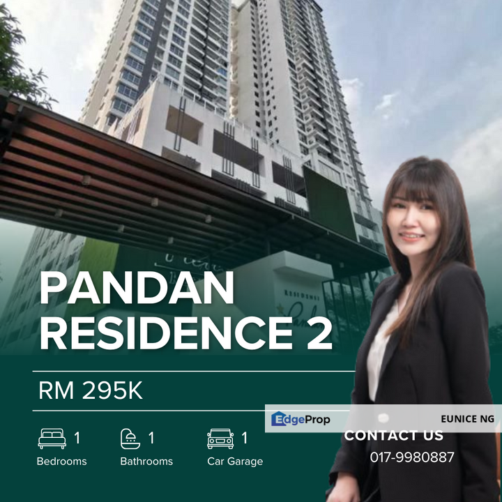 Pandan Residence 2 - For Sale 680Sqft 1 Bedroom 1 Bathroom, Johor, Johor Bahru