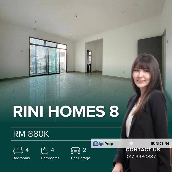 Rini Homes 8 @ For Sale Double Storey Terrace House, Johor, Skudai