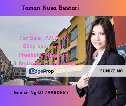 Taman Nusa Bestari, Shop Apartment, Johor, 