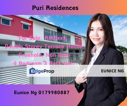 *Puri Residences* Taman Nusa Damai @  Double Storey Terrace House, Johor, Pasir Gudang