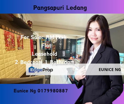 Pangsapuri Ledang, Bandar Baru Uda, Flat (Level 2), Johor, Johor Bahru