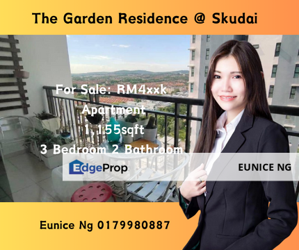 The Garden Residence @ Skudai @ Mutiara Mas, Johor, Skudai