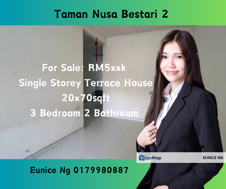 Taman Nusa Bestari 2, Single Storey House for Sale @RM545,000 By EUNICE ...