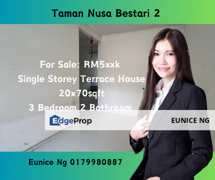 Taman Nusa Bestari 2, Single Storey House , Johor, Skudai