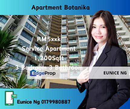 Apartment Botanika, Fully Furnished For Sale, Johor, Johor Bahru