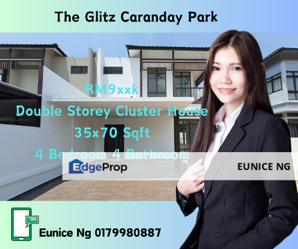 The Glitz Caranday Park, Setia Tropika 9, Double Storey Cluster House, Johor, Johor Bahru