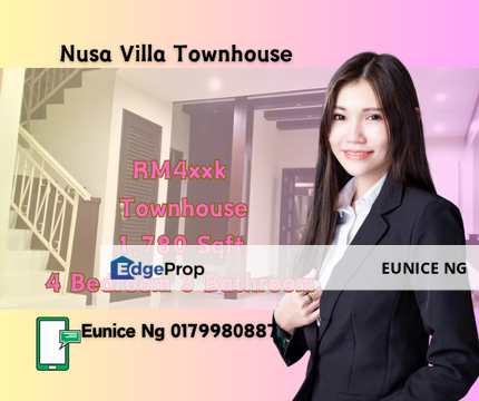 Nusa Villa Townhouse @ Taman Nusa Bestari Jaya, Johor, Nusajaya