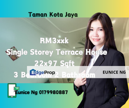 Taman Kota Jaya, Kota Tinggi, Single Storey Terrace House, Johor, Kota Tinggi