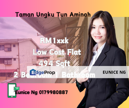 Flat Taman Ungku Tun Aminah, Johor, Johor Bahru