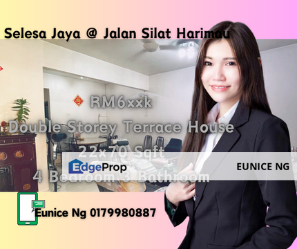 Selesa Jaya @ Jalan Silat Harimau (Double Storey Terrace House), Johor, Skudai