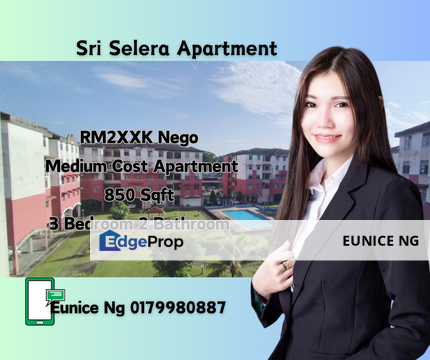 Sri Selera Apartment (Medium Cost Apartment) , Johor, Skudai