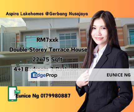 Aspira Lakehomes @ Gerbang Nusajaya (Double Storey Terrace House), Johor, Gelang Patah