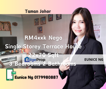  Jalan Panti, Taman Johor - (Single Storey Terrace House), Johor, Johor Bahru