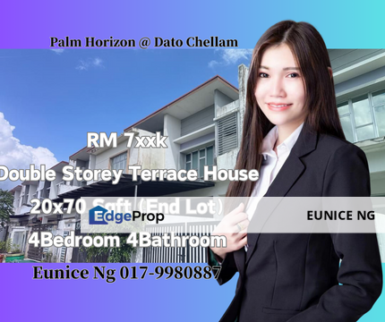 Palm Horizon @ Dato Chellam - (End Lot, Unblock View), Johor, Ulu Tiram