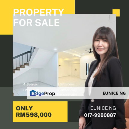 Jalan Riang, Taman Gembira - (Double Storey Terrace House), Johor, Johor Bahru