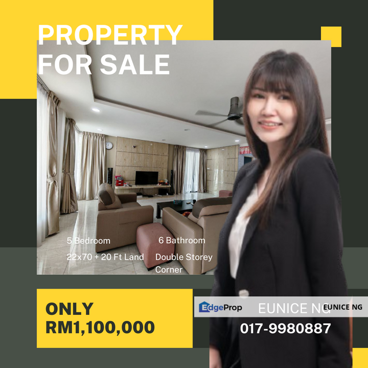 Jalan Ceria, Taman Nusa Indah - (Big Corner & Double Storey Terrace House), Johor, Nusajaya