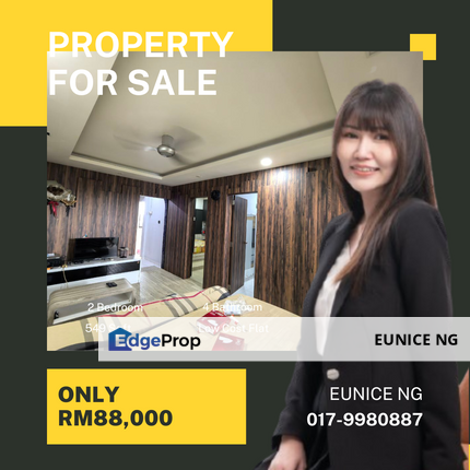 Rumah Pangsa, Jalan Parit Mejid, Pontian ( Low Cost Flat For Sale ), Johor, Pontian