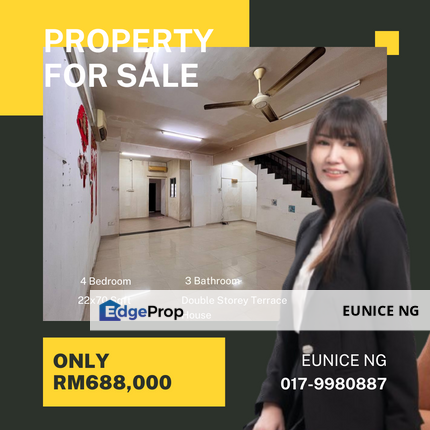 Jalan Indah, Taman Bukit Indah, Double Storey Terrace House, Johor, Johor Bahru