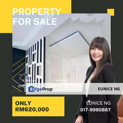 Taman Bukit Mewah - ( Double Storey Terrace House For Sale ), Johor, Tampoi