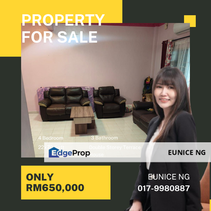 Taman Bukit Gemilang, Skudai - ( Double Storey Terrace House ), Johor, Skudai