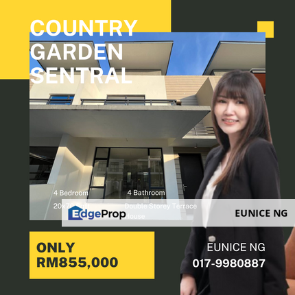 Country Garden Sentral - (Double Storey Terrace House), Johor, Johor Bahru