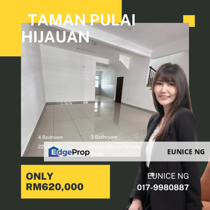  Taman Pulai Hijauan, Double Storey Terrace House For Sale, Johor, Kangkar Pulai