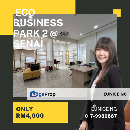 Eco Business Park 2 @ Senai @ Ground Floor For Rent, Johor, Senai